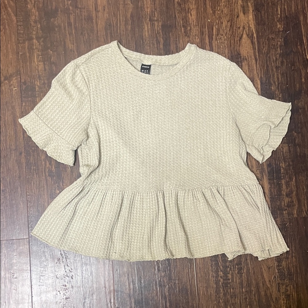 Grey blouse top